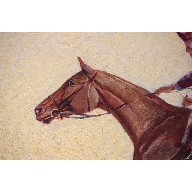 Traditional Clearing the Water Jump O/C by Paul Brown For Sale - Image 3 of 5