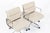 Eames for Herman Miller Cream Tan Office Chairs in Schumacher Vegan Suede For Sale - Image 9 of 12