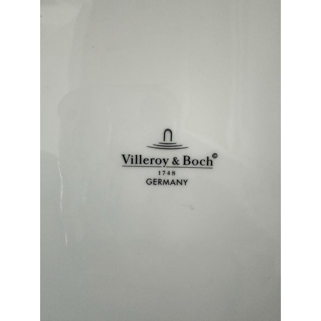 Villeroy & Boch Indian Blue Charger Plates - Set of 4 For Sale - Image 9 of 9