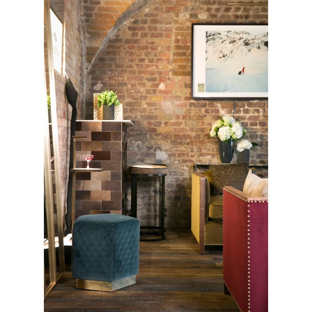 Not Yet Made - Made To Order Ermes Pentagon Pouf by Casa Botelho For Sale - Image 5 of 8