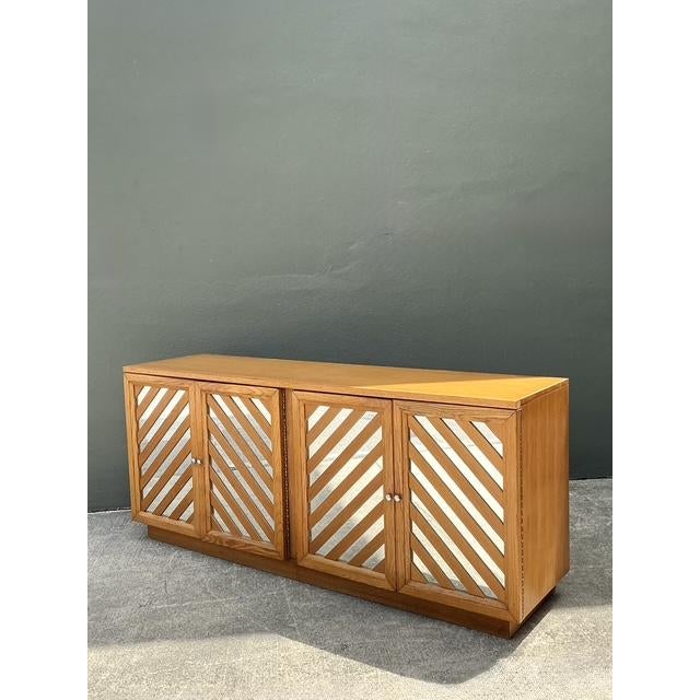 Vintage Bassett Chevron Mirrored Dresser For Sale In West Palm - Image 6 of 12