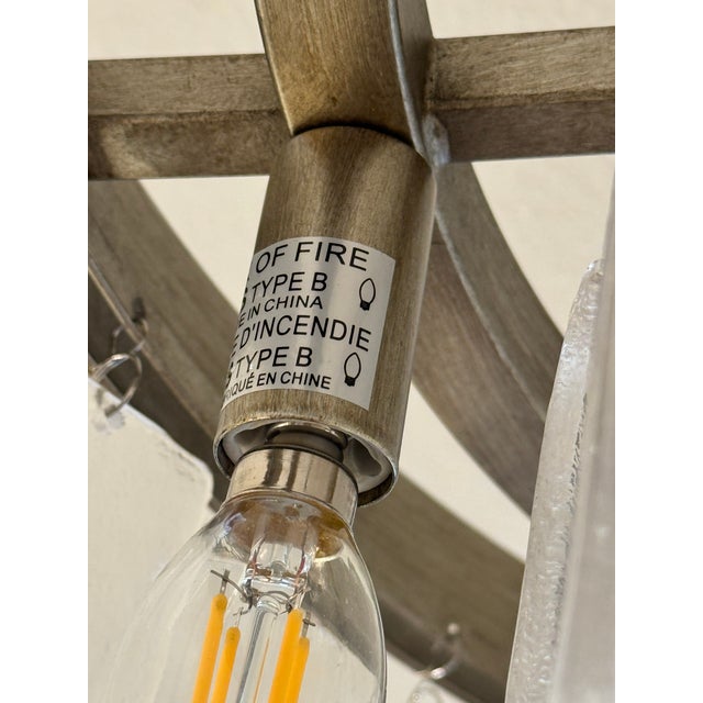 Golden Lighting Ciara Nine-Light Semi-Flush Mount For Sale In San Francisco - Image 6 of 12