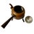 Late 19th Century Antique Hand Hammered Dovetail Copper & Wrought Iron Swedish Tea Kettle Coffee Pot For Sale - Image 5 of 7