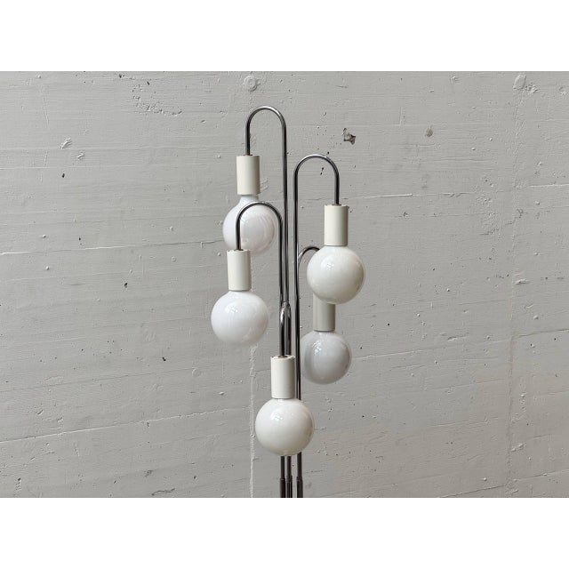 Vintage Waterfall Floor Lamp by Robert Sonneman, 1970s For Sale - Image 9 of 16