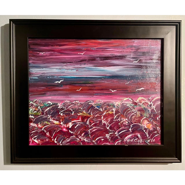 Inspired by nature, this series focuses on the minimalistic landscape with blended planes of color, subtle color...