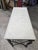 Late 20th Century Neoclassical Horsehead Wrought Iron Console Table W Cast Stone Top For Sale - Image 9 of 12