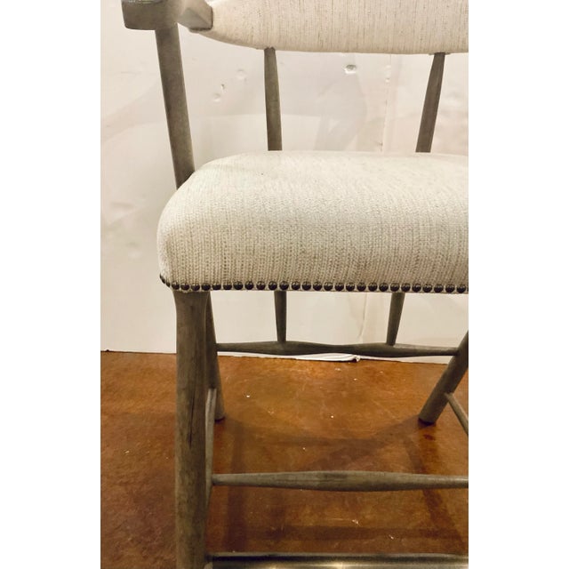 Hooker Furniture Hooker Organic Modern Stack Rock Counter Stools Pair For Sale - Image 4 of 7