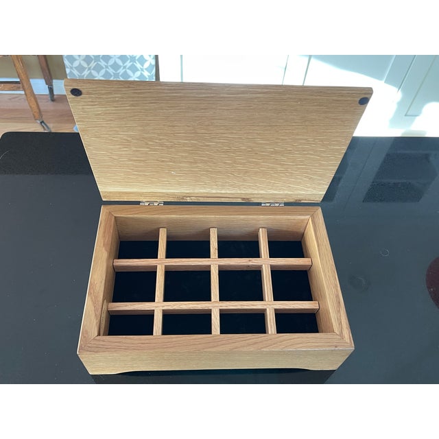 Farmhouse 1980s Farmhouse Amish Kaleva Deluxe Jewelry Box For Sale - Image 3 of 7