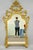 Late 20th Century Labarge French Louis XV Rococo Style Gold Giltwood Large Console Wall Mirror For Sale - Image 10 of 10