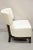 Modern Decorator White Vinyl Barrel Back Club Lounge Slipper Chair For Sale - Image 11 of 13
