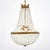 Traditional Elegant Crystal Empire Style Chandelier, French, Antique, 1920s For Sale - Image 3 of 9