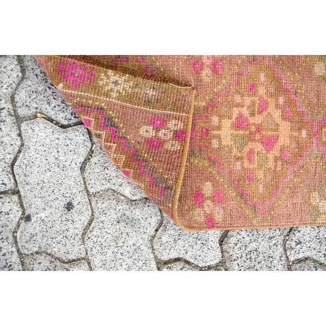 1960s 1960s Anatolian Wool Small Rug For Sale - Image 5 of 6