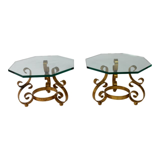 1950s Hollywood Regency Tables - a Pair For Sale