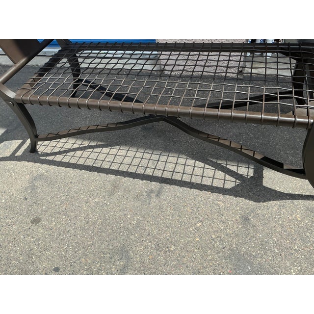 Klismos-Style Chaise Lounge With Expresso Finish For Sale - Image 13 of 13