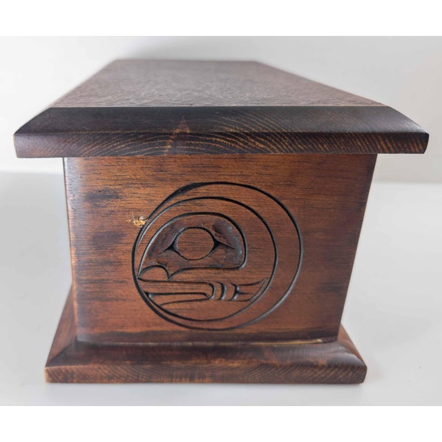 20th Century Northwest Coast Native American Indian Bentwood Box by Alfred Robertson For Sale - Image 15 of 15