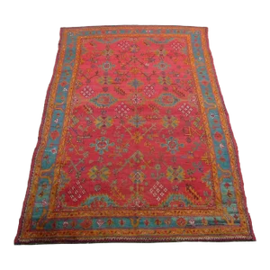 Early 20th Century Turkish Oushak Rug 14'0'' X 8'6''