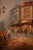 Authentic 1950s Caroline Burnett Framed Oil on Canvas Impressionistic Painting of Parisian Street and Moulin Rouge For Sale - Image 6 of 15