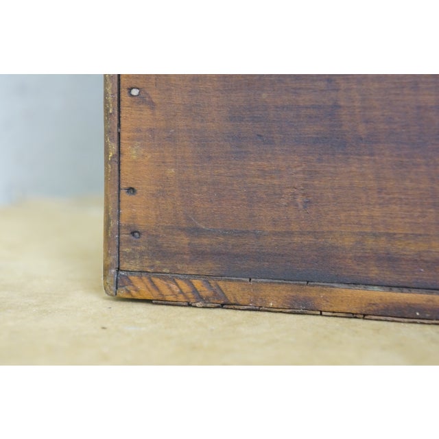 Antique Victorian Oak Apothecary Medicine Curio Display Cabinet Cupboard 23" For Sale - Image 18 of 18