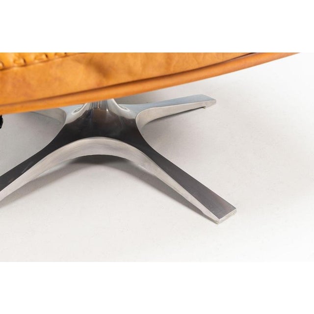 Vintage DS-31 High-Back Lounge Chair in Naturel Leather from de Sede, 1970 For Sale - Image 17 of 18