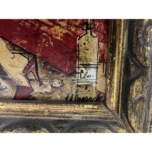 Vintage Framed Kathy Womack Women and Wine Seventeenth Edition Print For Sale - Image 9 of 9
