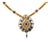 Certified Natural 19.3CTS VVS F Diamond Sapphire 18K Solid Gold Pendant Brooch Necklace For Sale