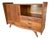 Mid-Century Modern Oak Highboard on Tapered Legs, 1950s For Sale