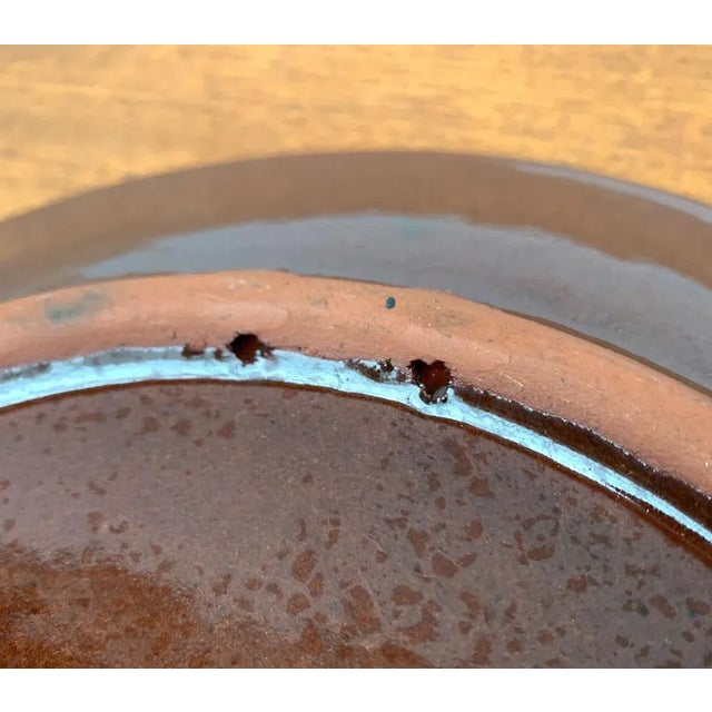 Ceramic Mid-Century Wall Plaque Plate, 1960s For Sale - Image 7 of 10