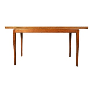 1960s Jens Risom Mid Century Modern Flip-Top Dining Table For Sale