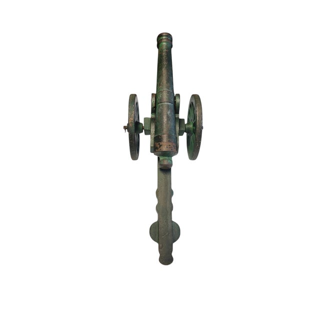 Mid 20th Century Cast Iron M1841 Field Cannon Reproduction For Sale - Image 4 of 5