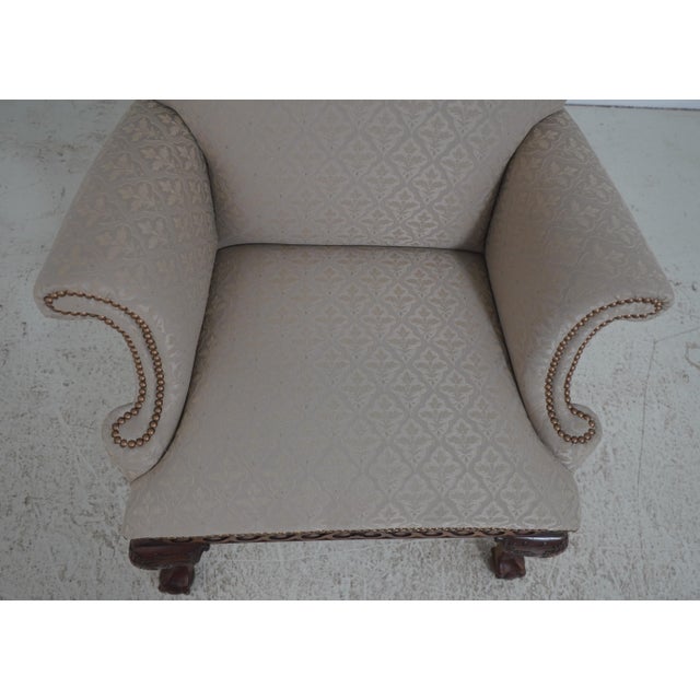 Pair Ardley Hall Ball & Claw Newly Upholstered Chairs For Sale - Image 10 of 18