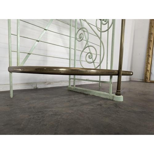 Vintage Bakers Shelf in Green and Gold For Sale - Image 11 of 12