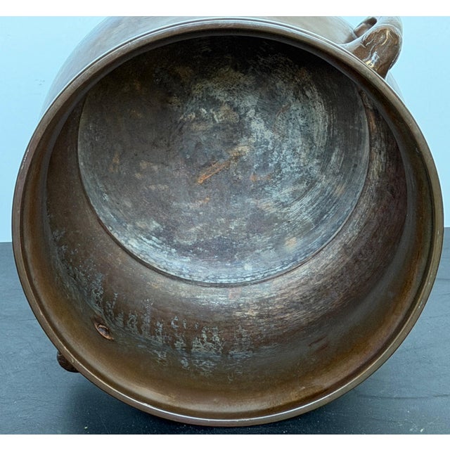 Imperial Russian Copper Cachepot with Elephant-Head Handles, Moscow, c. 1900 For Sale - Image 14 of 14
