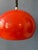 Large Vintage Space Age Red Metal Pendant Lamp For Sale - Image 9 of 11