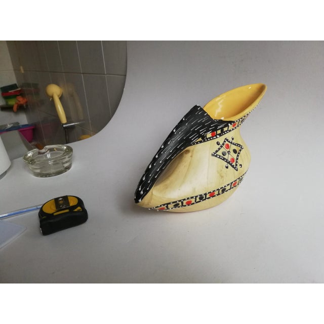 Mid-Century Italian Ceramic Vase from FIMA Deruta, 1956 For Sale - Image 3 of 11