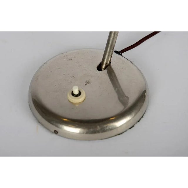 Bauhaus Nickel Table Lamp, 1930s For Sale - Image 6 of 7