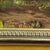 Wood 19th Century Biedermeier Landscape Painting With Lake and Trees For Sale - Image 7 of 9