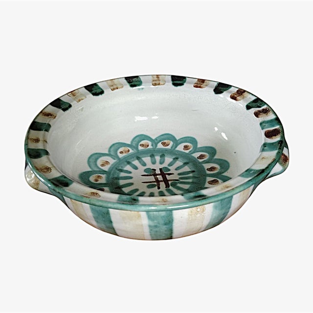 Ceramic Vintage French Bowl by Robert Picault for Vallauris, 1940s For Sale - Image 7 of 7