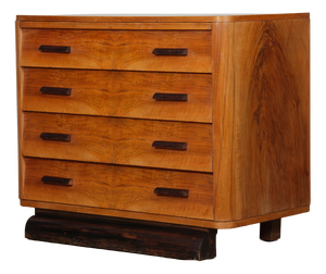 Walnut Chest of Drawers, 20th Century