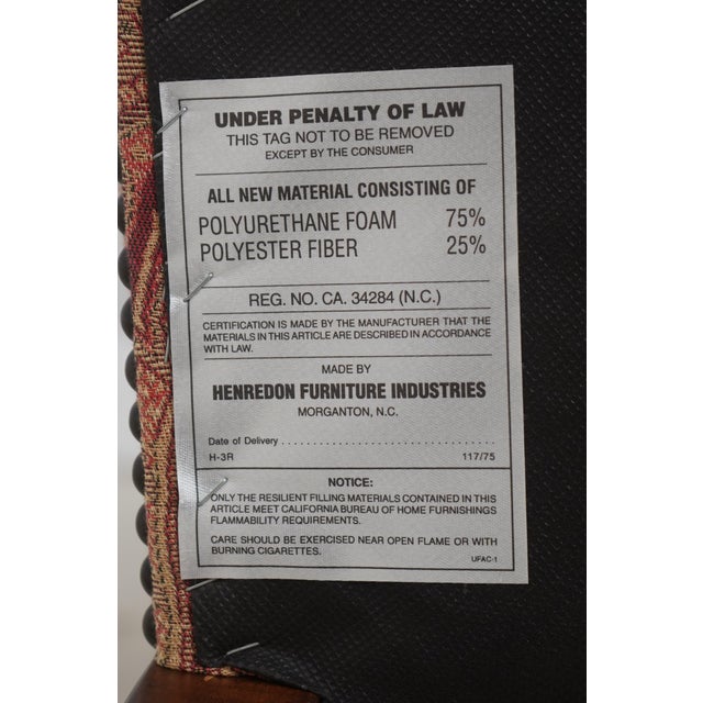 Set of 8 Henredon Continental Style Upholstered Dining Room Chairs For Sale - Image 18 of 18