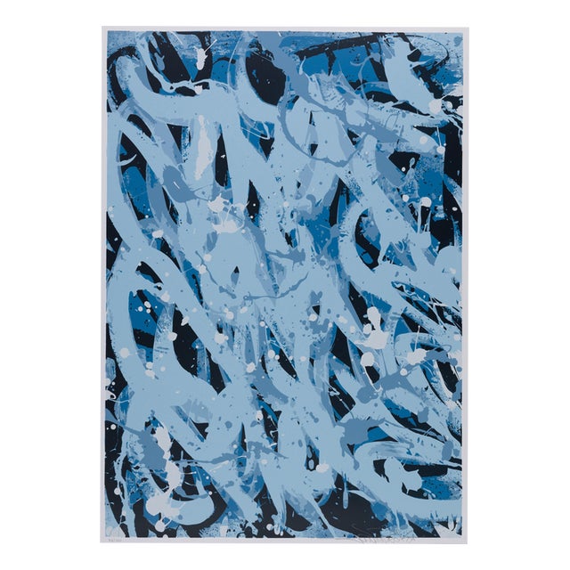 Jonone, Blue Horizons, Screen Print For Sale
