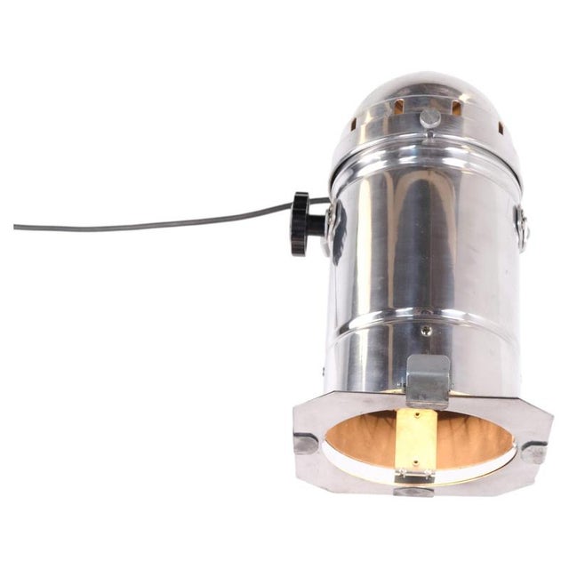 Vintage Spotlight Lamp in Polished Aluminium, 1950s For Sale - Image 10 of 10