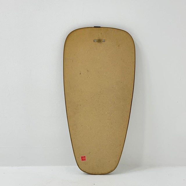 Mid-Century Asymmetric Kidney Wall Mirror by Schon Form, 1960s For Sale - Image 6 of 11