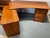 Wood Danish Teak Desk with Drawer Cabinet and Extension Table, Set of 3 For Sale - Image 7 of 18