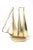 Vintage 15" Tall Brass Clipper Ship on Marble Base Sailboat Office or Desk Decor For Sale - Image 9 of 13