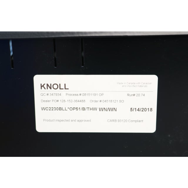 Modern Marc Krusin for Knoll Anchor Credenza Cabinet in Whitened Ash Laminate For Sale - Image 18 of 18