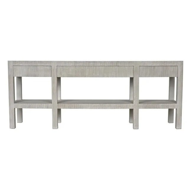 Mid-Century Modern NOIR Conrad Console, White Wash For Sale - Image 3 of 6