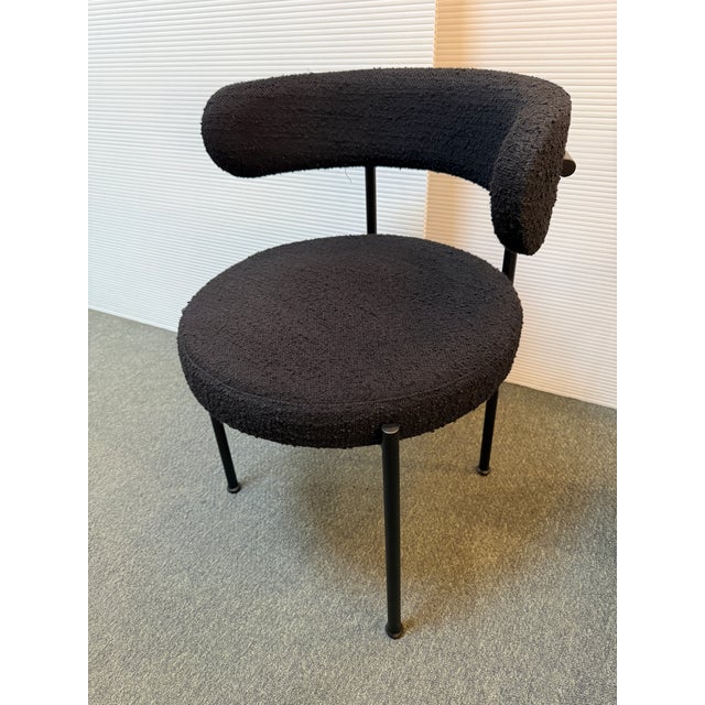 Cb2 Inesse Boucle Dining Chairs, Set of Four For Sale - Image 10 of 12