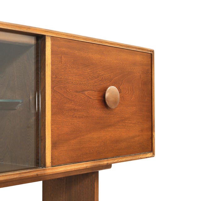 Large Mid Century Credenza and Hutch For Sale - Image 15 of 15