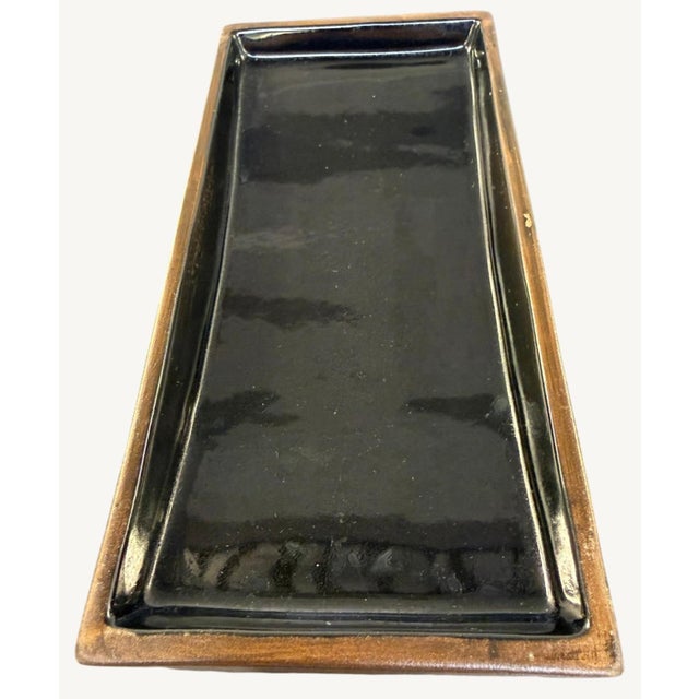 1962 LeRoy Benjamin Hillside California MCM Ceramic Cigarette Box Signed For Sale - Image 4 of 9