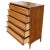 Super Clean Light American Walnut High Chest of Drawers For Sale - Image 13 of 13